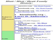 Tablet Screenshot of hiattfamily.net